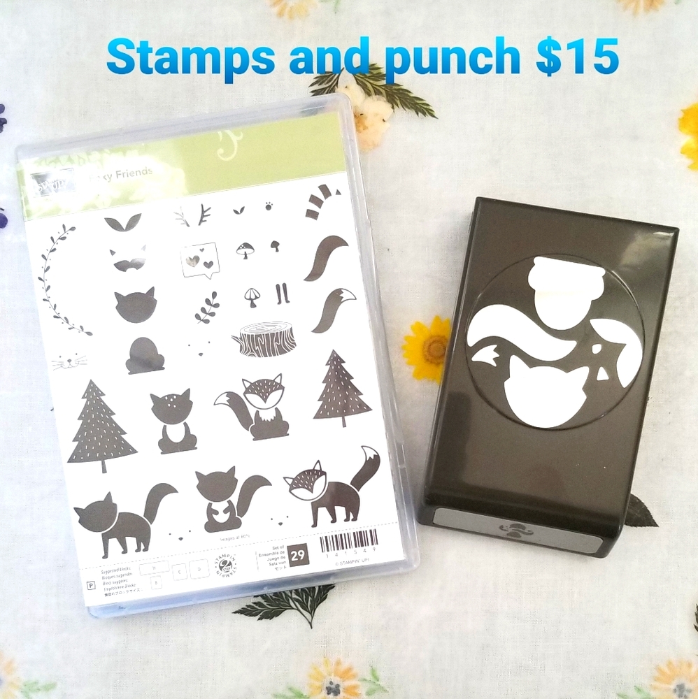 Coordinating Clear Stamps and Punch